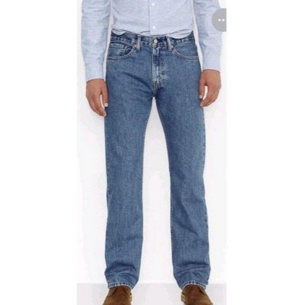 Levi's 505  Regular Fit Men's Jeans Medium Blue Size 32X32 NEW